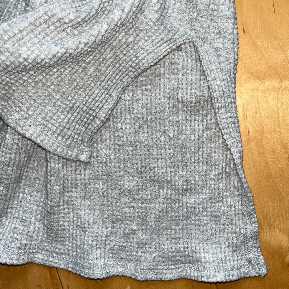 Offline Gray Long Sleeve Henley Top - Picture 5 of 7